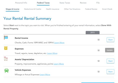 depreciation rental property turbotax